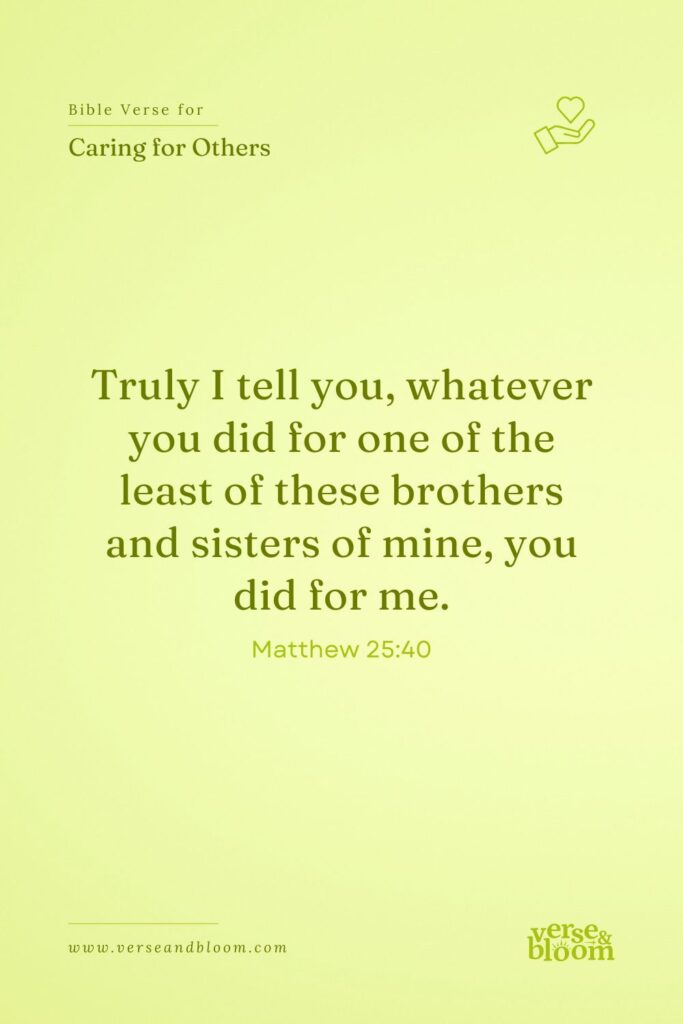 Bible Verses About Caring for Others