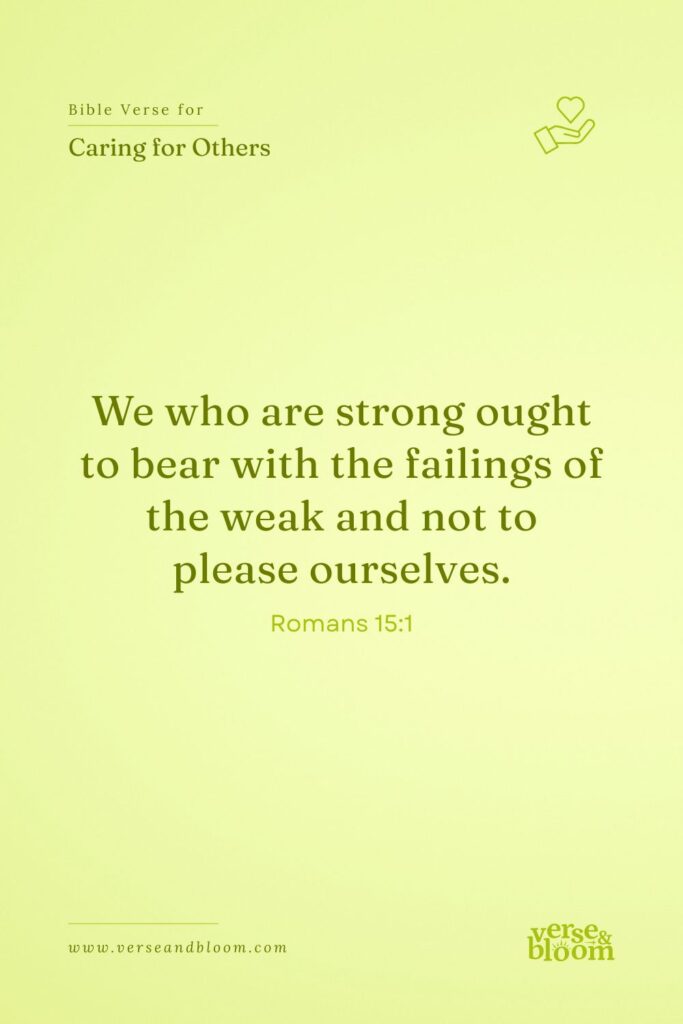 Bible Verses About Caring for Others