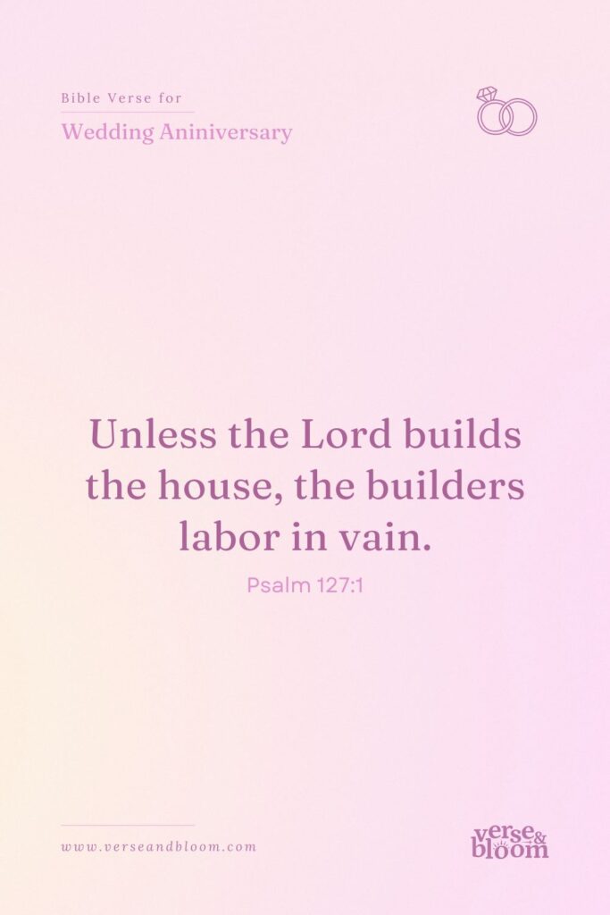 Bible Verses for Wedding Anniversary