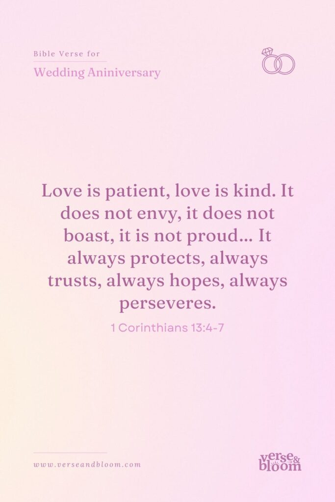 Bible Verses for Wedding Anniversary