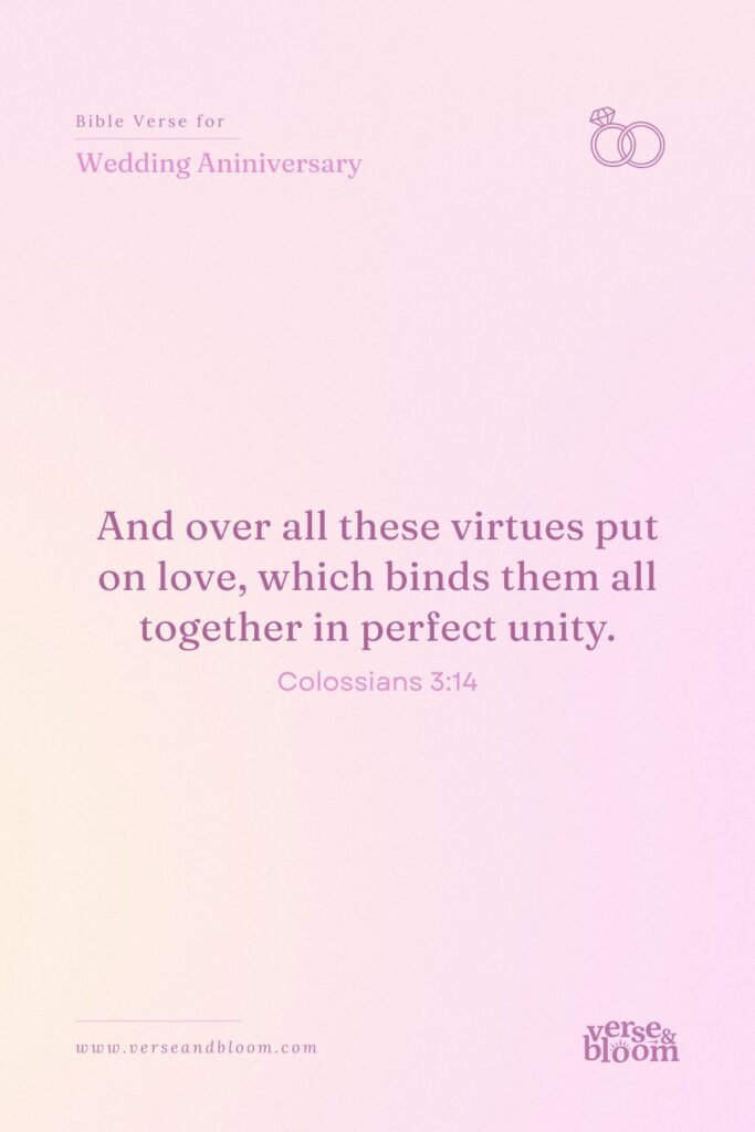 Bible Verses for Wedding Anniversary