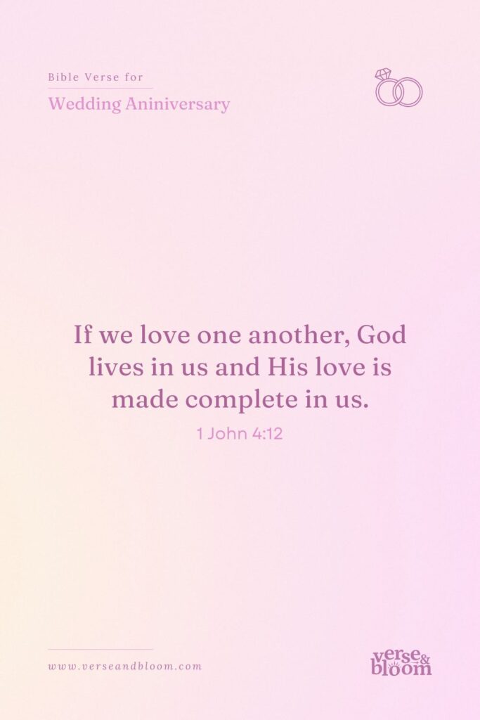 Bible Verses for Wedding Anniversary